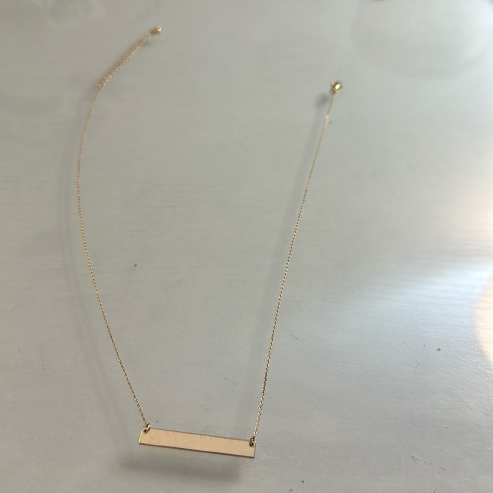 Gold Necklace.